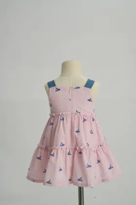 Girls' Comfortable Sling Pop Dress