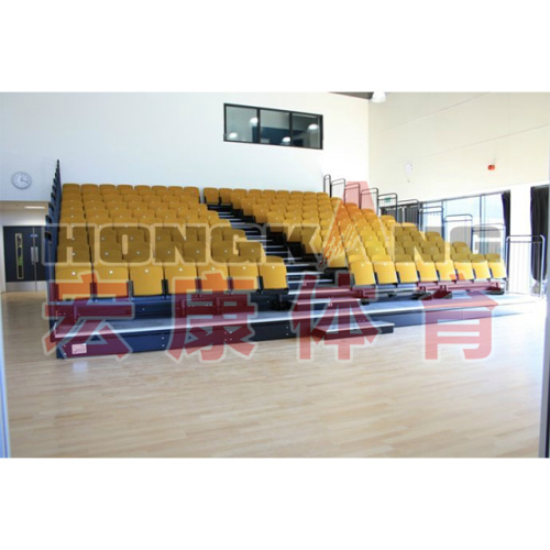 Back mounted stadium bleacher seat