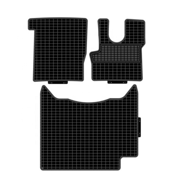 Fit for DAF XF 510 Tough and Sturday heavy duty low maintenance odorless latex/rubber truck floor mats