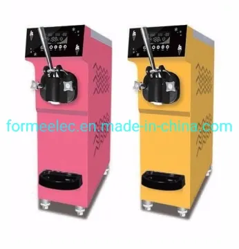 8L~12L Table-Top Single Nozzle Ice Cream Maker Soft Ice Cream Making Machine