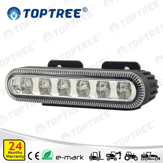 18W Red Amber LED Car Strobe Flash Light Bar Warning Lights