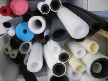 HVAC rubber foam insulation pipe