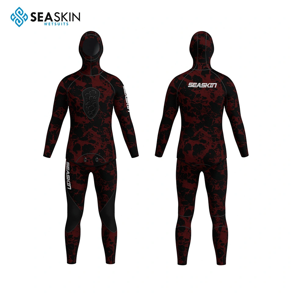 Seasin Mens Camoflaged Hooded Spearfishing Wetsuits Fabrikant fan Sina