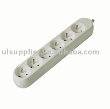 6 Way NF/CE Francuskie gniazdo/gniazdo elektryczne (09-PTNF206N)