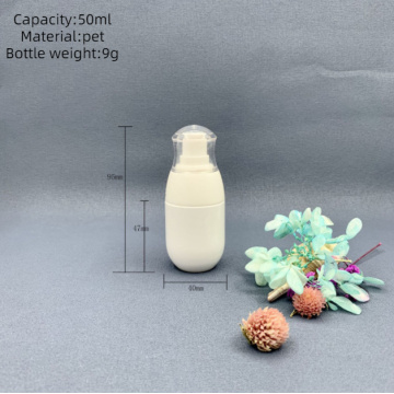 Plastic Cream Bottle Skincare Bottle For Cosmetic Packaging