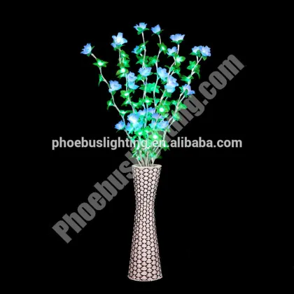 interior decoration of artificial flowers light house decorative light
