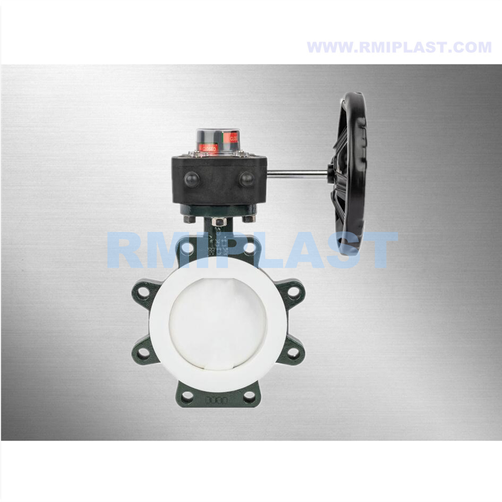 LUG Butterfly Valve Ptfe Liner PN16