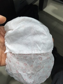 disposable paper underwear with cotton liner for travel