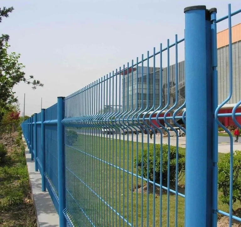 High Security Protection Curved Welded Wire Mesh Airport Border Fencing