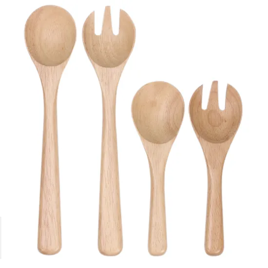 Beech wood salad set