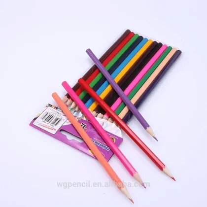 pencil supplier/custom printed wooden art 12 colored pencils