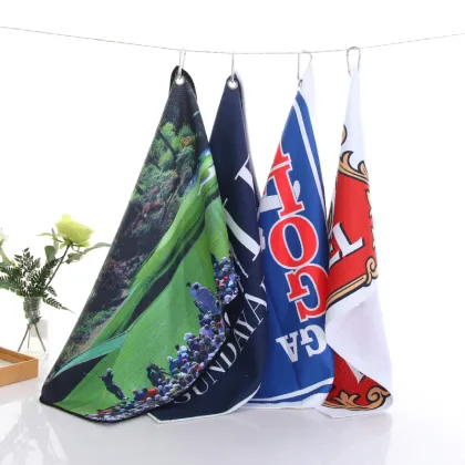 Custom Waffle Towel Ping Golf Towels with Grommet and Hook