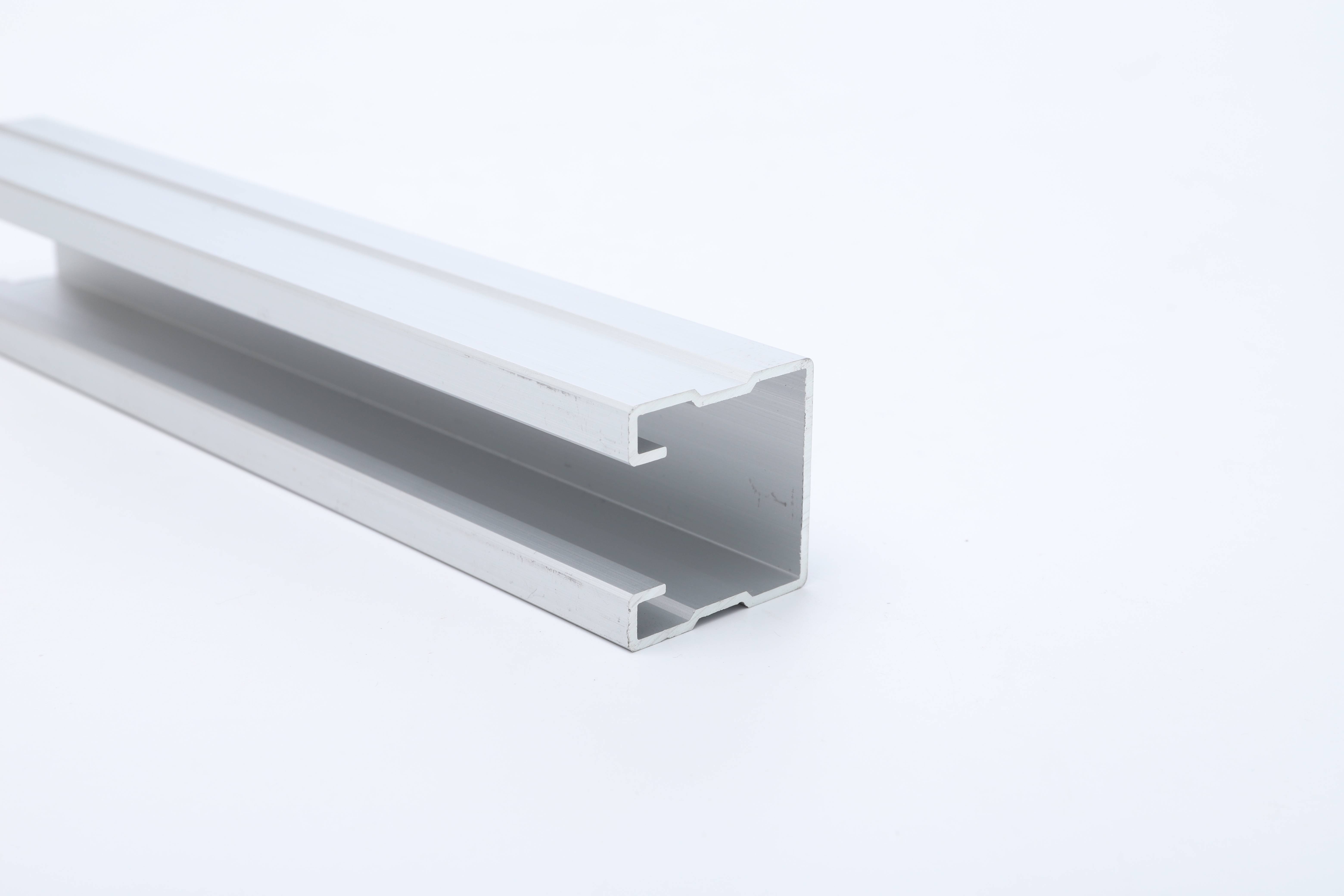 Aluminum alloy rails for PV solar mounting sytem