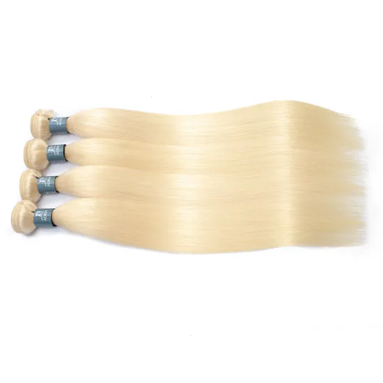10A Virgin Raw Brazilian Mink 613 Blonde Hair Bundles, Cambodian Cuticle Aligned Human Hair 613 Straight Weave
