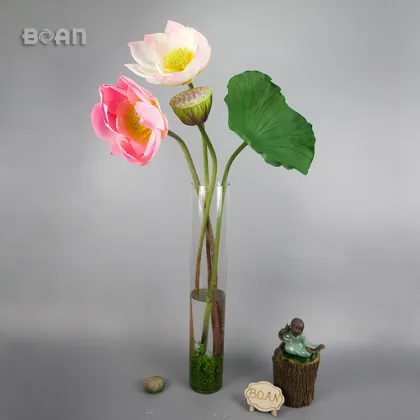 Artificial Silk Lotus Flower for Floral Decoration