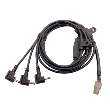 Φ3.5x1.35mm DC power plugx3 to2P housing