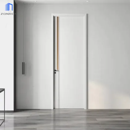 Zonron Modern Aluminum Wood Ecological Paint-Free Wooden Doors for Hotel Rooms
