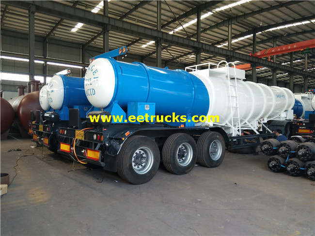 17m3 H2SO4 Delivery Tanker Trailers