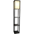 Best selling LED bulb MDF shelf floor lamp