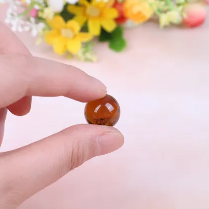 10Pcs Marbles 16mm Glass Marbles Knicker Glass Balls Decoration Color Nuggets Toy