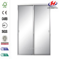 Glass Over Wood Raised Panel Cafe Door