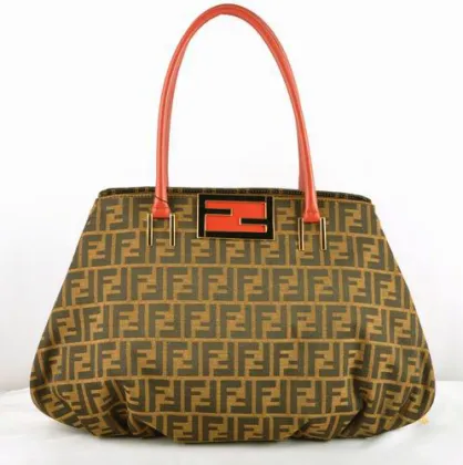 Fendi ′Mia′ tote With fabric Bag 2567
