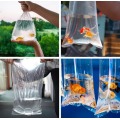 Clear Reusable Mesh Produce Flat Plastic Recycling Shopping Bags