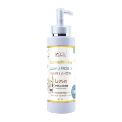 Private Label Custom Leave-in Deep Repair Herbal Coconut Oil Conditioner in Bulk