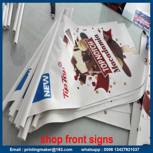 PVC Shop Front Flag Banner Sign for Promotion