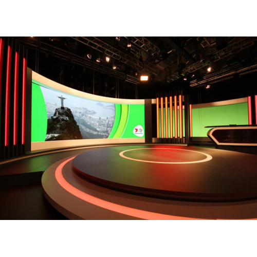 Indoor Curved LED Display with Seamless Combination Cabinet
