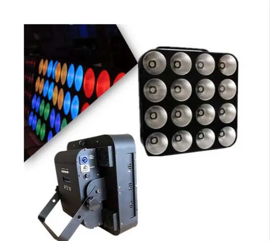 16*30W DMX COB RGB Screen 3in1 Audience LED Matrix Blinder Light