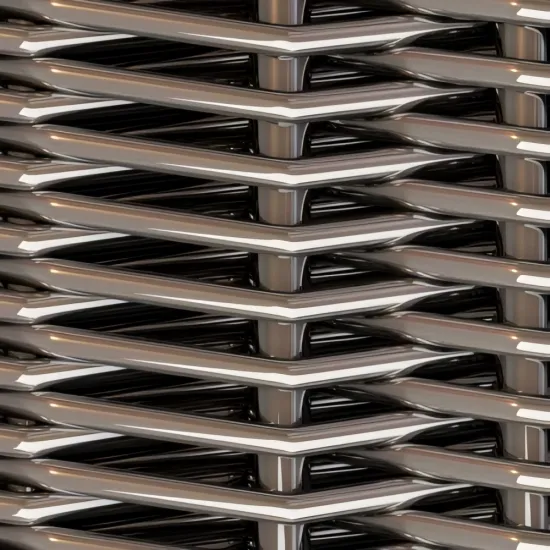 Twilled Dutch weave mesh