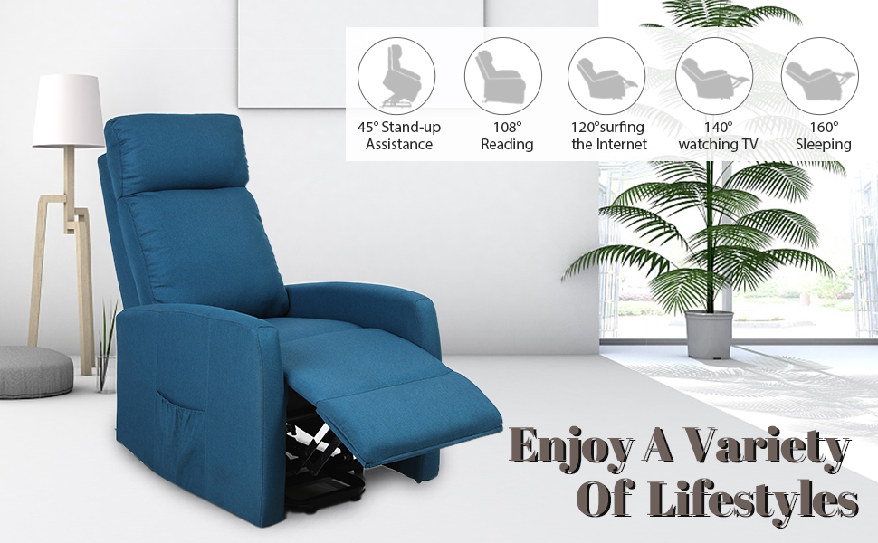 High-end Power Lift Massage Sofa Chair For Home