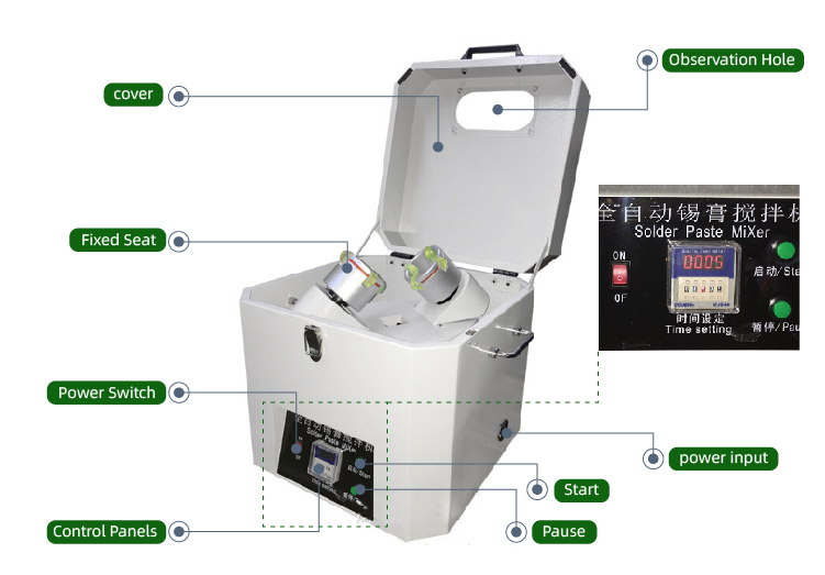 SF-2000 Smt Solder Paste Mixer