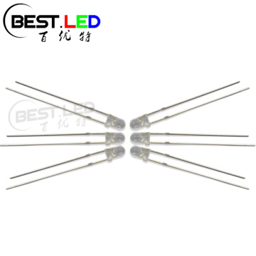 3mm LED Super Bright White LED Lenti ċara