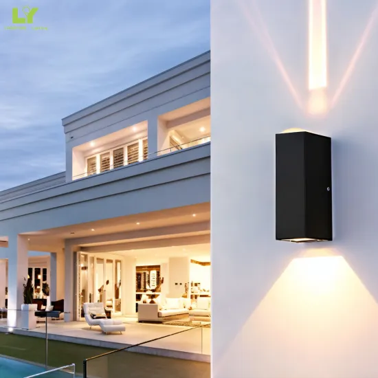 Gypsum Travertine Modern Waterproof LED Wall Lamp