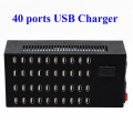 Multiple USB Charger 40-Port Desktop Charging Station