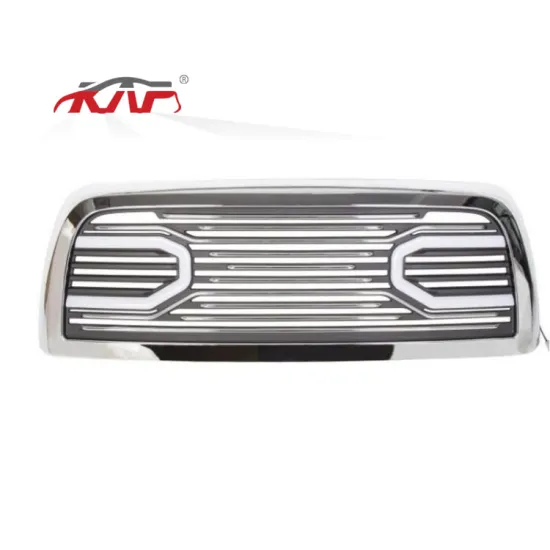 Without light FRONT BUMPER CENTRE GRILL HONEYCOMB Front bumper grille Assembly mesh grill For 2010-2018 2500 3500 DODGE RAM