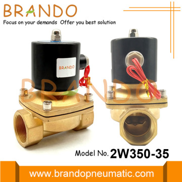 1 1/4'' 2W350-35 Brass Solenoid Valve 24VDC 220VAC