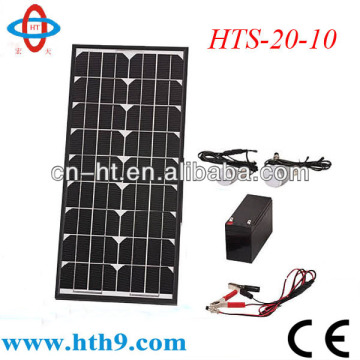 20W home lighting solar energy system with supporting leg