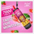 Einweg Vape Kit R &amp; M Monster 7000 Puffs