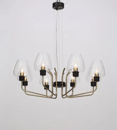 Modern Creative Living Room Minimalist Iron Chandelier