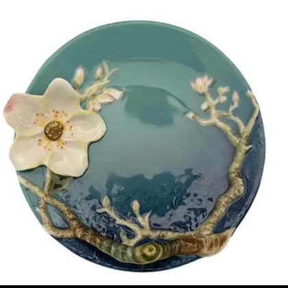 Spring Ceramic Cup Inspired by Van Gogh