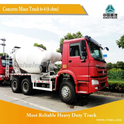 HOWO 6X4 (6 cbm) Concrete Mixer Truck Supplier From China