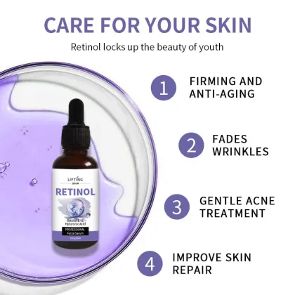 Custom Private Label Retinol Serum - Anti-Aging Wrinkle Facial Essence