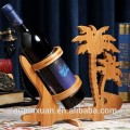 Dobrando coco em forma de portador de vinho, promoção bambu vinho rack