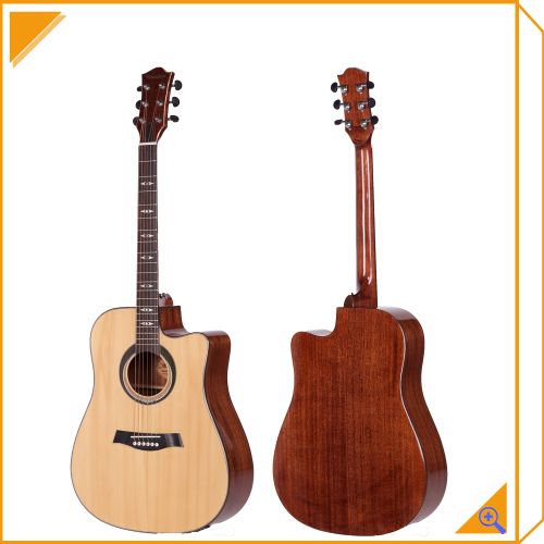 solid top high quality acoustic guitar with good price