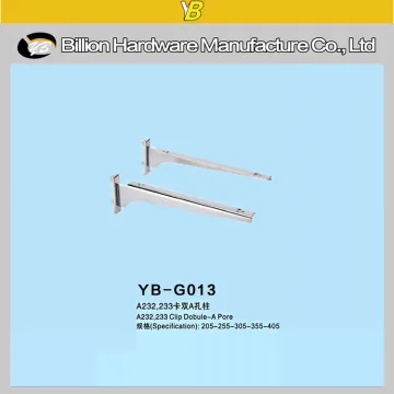 slotted wall glass bracket for AA column