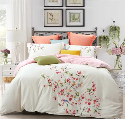Cotton Bed Set Linen Sheets Home Textile Bedding Set