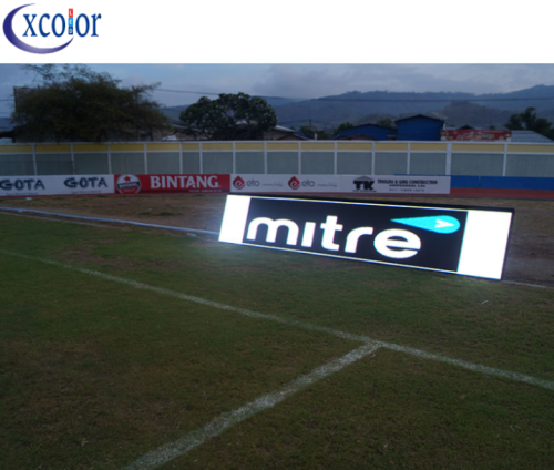 Panel de fútbol perimetral exterior impermeable LED Panel P10